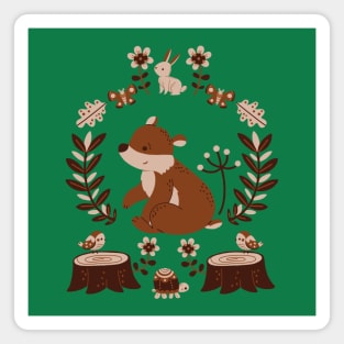 Bear forest Magnet